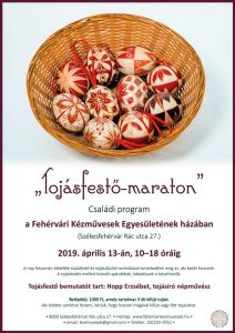 Tojásfestõ maraton a Kézmûvesek Házában