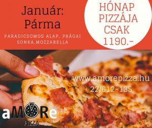Január hónap pizzája az aMORe Pizzériában!