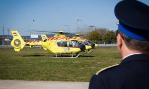 Korszerû mentõhelikopter állt szolgálatba hétfõn Budaörsön