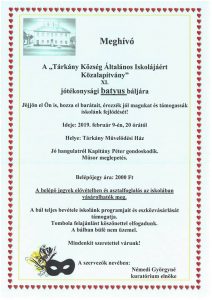 Jótékonysági Bál Tárkányban