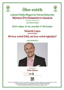 ÖKO-est: Németh Lajos: Mi lesz veled Föld, mi lesz veled éghajlat?