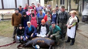 Farsang Farka disznótorral