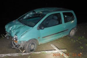 Baleset miatt bukott le a kisbéri férfi