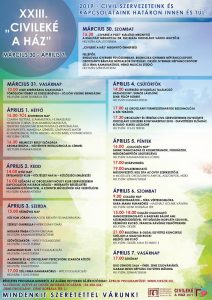 XXIII. Civileké a Ház programsorozat Oroszlányon