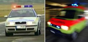 Felborult egy gépkocsi Súr közelében