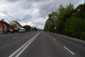 Baleset az Új Csóri úton