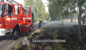 Szabadtéri tûz Kisbéren