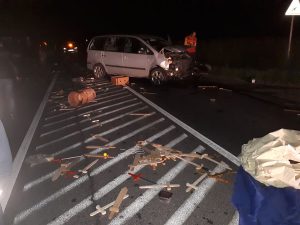 Baleset, autótûz, vezetékszakadás - ezekhez vonultak az oroszlányi tûzoltók