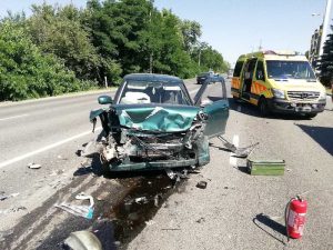 Négyes karambol Tatabánya és Vértesszõlõs között - Képgalériával
