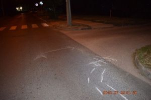 Megsérült a kerékpáros