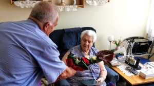 90 éves lett Ilonka néni