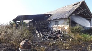 Hétvégi tűz Vérteskethelyen