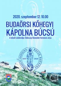 Szeptember 12-én lesz a Kőhegyi Kápolna búcsúünnepe