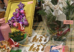 Mikulásnapi találkozó az udvaron