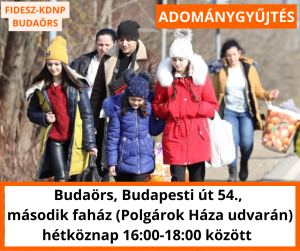 Adománygyűjtés a Polgárok Házában