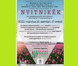 Nyitnikék - tavaszköszöntő kertészeti rendezvény a JMMH-ban