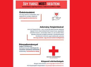 A budaörsi Vöröskereszt is adományokat gyűjt