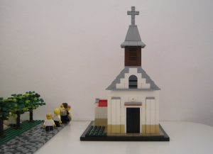 Elkészült a budaörsi kőhegyi kápolna lego-ból