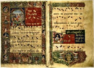 Gregorián dallamok a katolikus templomban