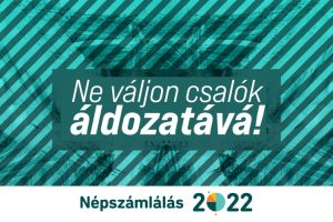 Rendőrségi ajánlás a 2022. évi online népszámláláshoz.