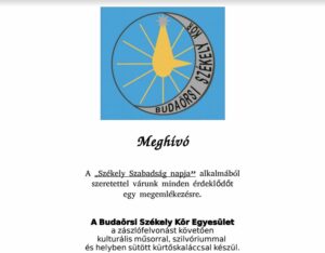 A Székely Szabadság Napja - ünnepség Budaörsön