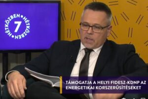 A TV 2040 stúdióbeszélgetése Kapitány Gábor önkormányzati képviselővel