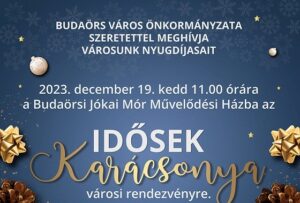 Advent harmadik hete - budaörsi programok