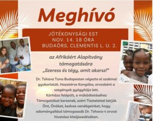 Az Afrikáért Alapítvány jótékonysági estje a PostART-on