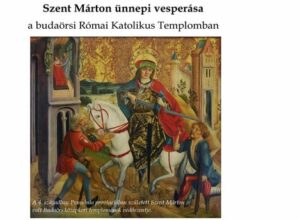 Szent Márton ünnepi vesperása