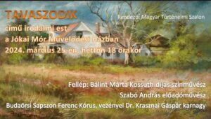 Tavaszodik - zenés irodalmi műsor a JMMH-ban