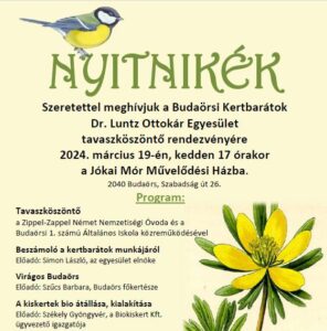 Márciusban Nyitnikék