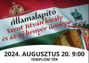 Városi ünnepség augusztus 20-án a Templom téren