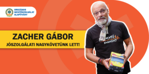 Zacher Gábor az Országos Mentőszolgálat Alapítvány jószolgálati nagykövete