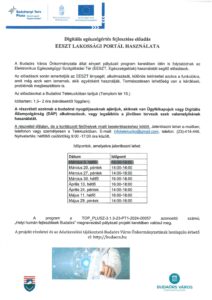 Digitális egészségértés fejlesztése