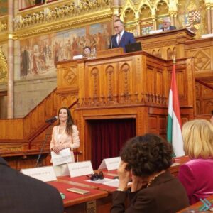 Dr. Gajdos-Frank Katalin, a Jakob Bleyer Heimatmuseum igazgatója elköszönt