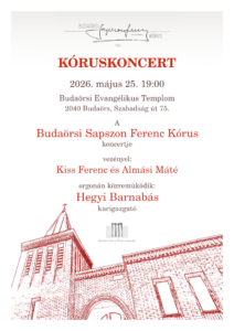 Kóruskoncert az Evangélikus templomban