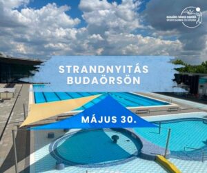 Szombaton nyit a strand Budaörsön