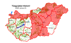Jelenleg tűzgyújtási tilalom van érvényben