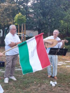 Megemlékezés a Hunyadi-szobornál Budaörsön