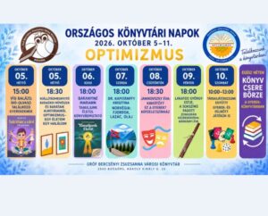 Országos Könyvtári Napok Budaörsön: OPTIMIZMUS