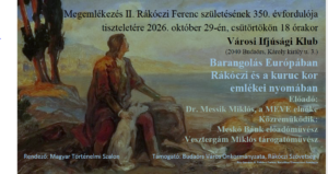 Megemlékezés - Rákóczi Ferenc 350 éve született